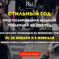 Стильный год. Прогнозирование модных тенденций на 2018 год (Роман Медный)