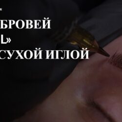 Татуаж бровей «No pixel» Работа сухой иглой  (Алена Пестова)