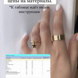 Таблица расчета себестоимости маникюра 2022 (iren.pro.nogti)