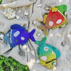 [Вязание] Чудесная рыба «TinyColorFish»  (bormotalka)