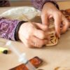 5 способов ручного окрашивания с использованием разных типов красок (Алла Воропаева)