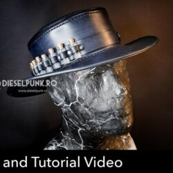 Кожаная шляпа «The alchemist hat»  [DieselpunkRo]
