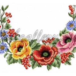 Дизайн машинной вышивки "Дамский каприз - горловина" [embgallery]