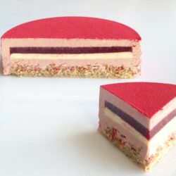 [Cake Pro] Муссовый торт "Малина-ваниль" (Александра Овешкова)