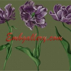 Дизайн машинной вышивки Тюльпаны [embgallery]