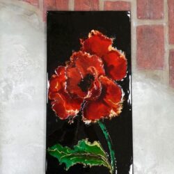 Рисуем экзотический цветок эпоксидной смолой (Наталья Каримова)
