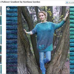 [Вязание]  Пуловер «Gradient» (Svetlana Gordon)