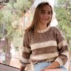 [Вязание]  Джемпер «Параллель» (Татьяна Одинцова)