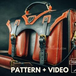 Кожаный портфель для ноутбука (Creative AWL)