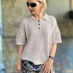 Футболка-поло Lace polo (stepmother.queen)