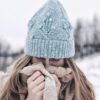 [Вязание] Шапка с персиками (Маргарита Терехова)
