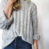 [Вязание] Женский свитер Vertical Stripes (PetiteKnit)
