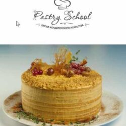 [Pastry School] Апельсиново-карамельный медовик (Елена Крохмаль)