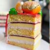 [my_cake_aleks] Бисквитный торт Рождественский пунш + шоколадные мандарины (Александра Голобородько)