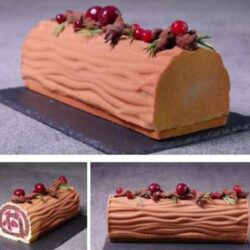 [Pastry School] Торт муссовый полено Черный лес (Елена Крохмаль)